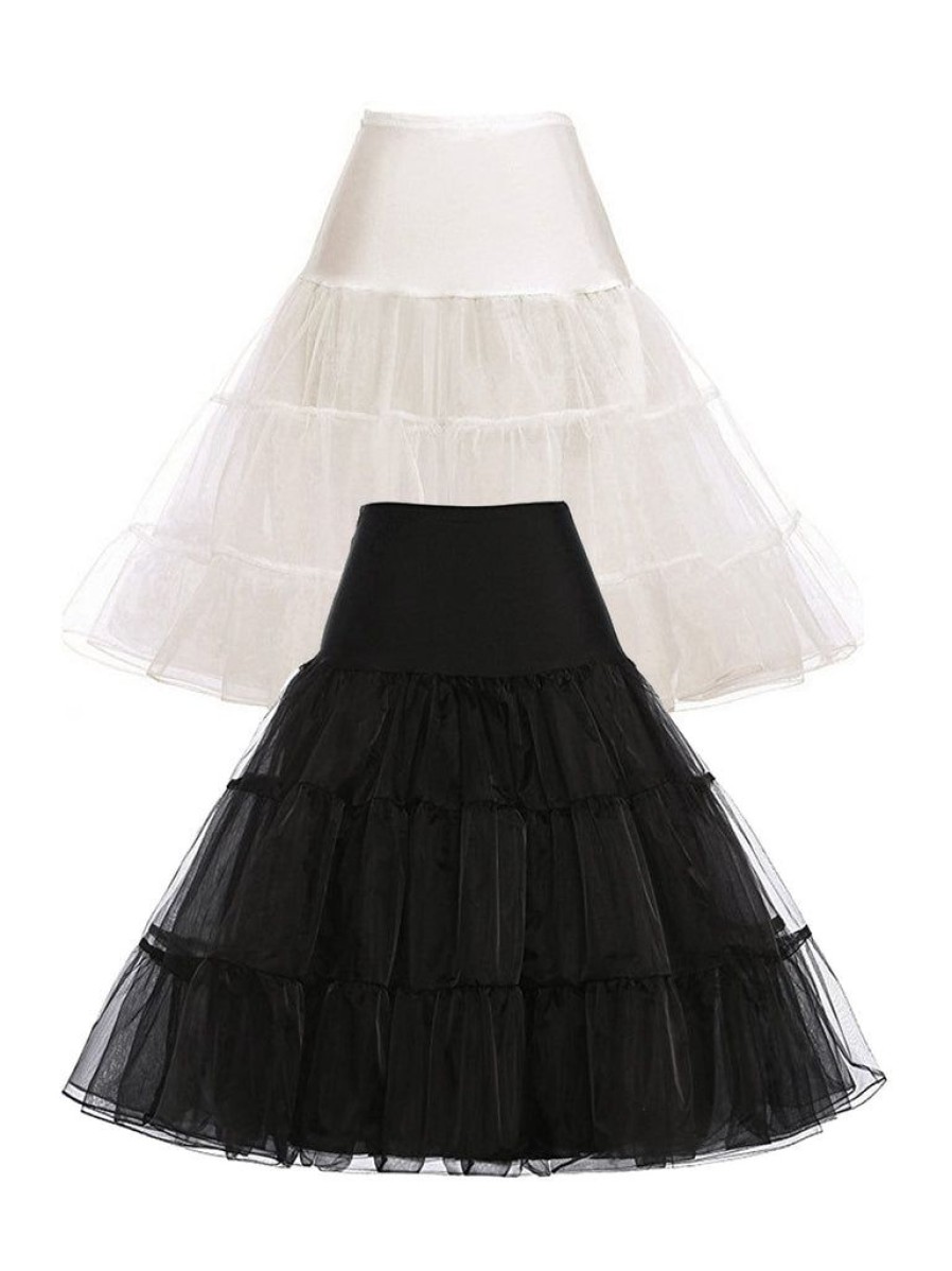 Clothing Retro Stage | 2Pcs 1950S Petticoat Tutu Crinoline Underskirt