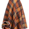 Clothing Retro Stage | 1950S Plaid Swing Skirt Brown