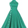 Clothing Retro Stage | 1950S Polka Dot Halter Dress