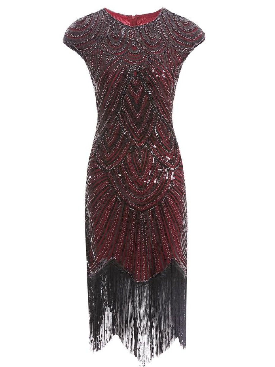 Clothing Retro Stage | 1920S Fringe Flapper Dress