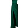 Clothing Retro Stage | 1930S Spaghetti Strap Solid Long Slit Dress