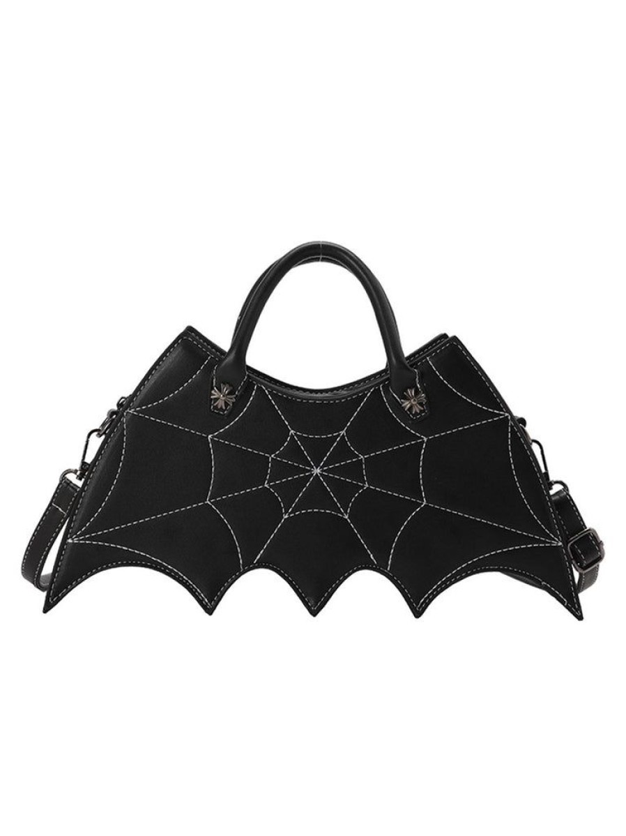 Accessories Retro Stage | Retro Black Halloween Spider Handbag