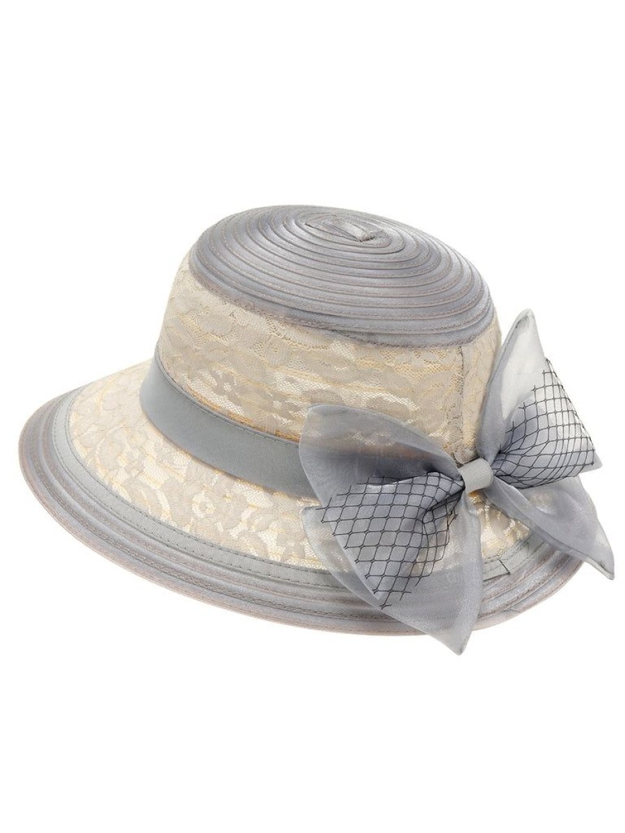 Accessories Retro Stage | Bow Lace Color Block Hat