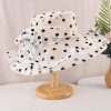 Accessories Retro Stage | Elegant Polka Dot Organza Sun Hat