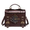 Accessories Retro Stage | Brown Halloween Clock Decoration Bag