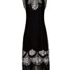 Clothing Retro Stage | 1920S Sequin Flapper Dresses Black