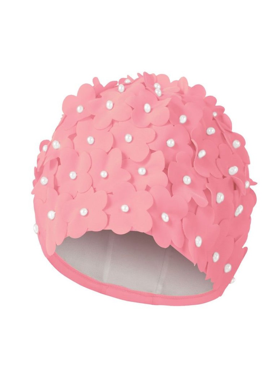 Accessories Retro Stage | Hand-Made Pearl Three-Dimensional Swimming Cap