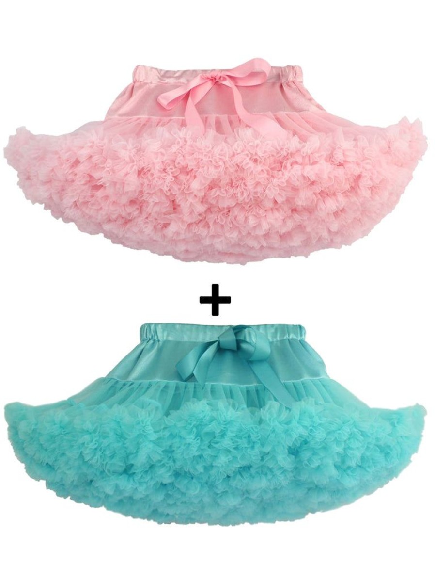 Clothing Retro Stage | 2Pcs 1950S Ruffles Petticoat Underskirt