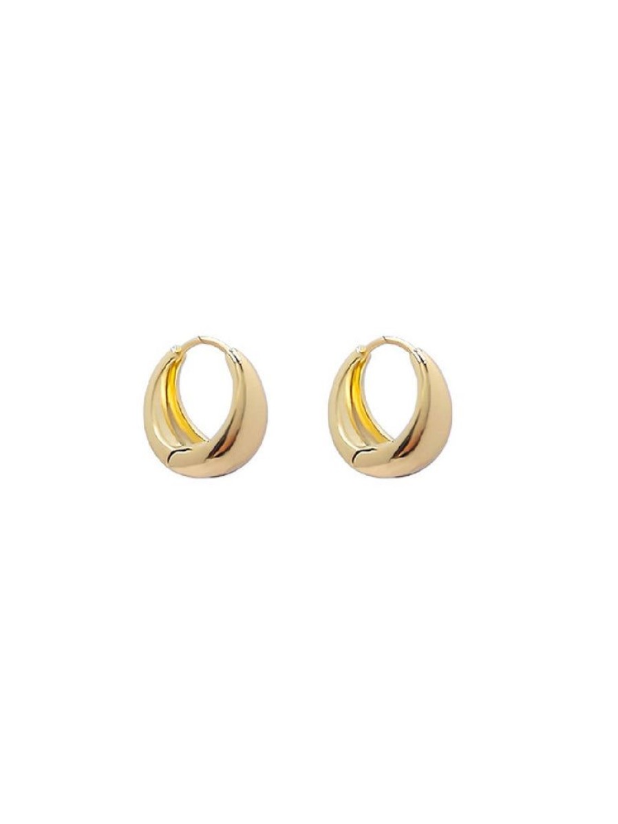 Accessories Retro Stage | Retro Gold Shining Decorate Earrings