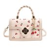 Accessories Retro Stage | Retro Cherry Flap Crossbody Handbag