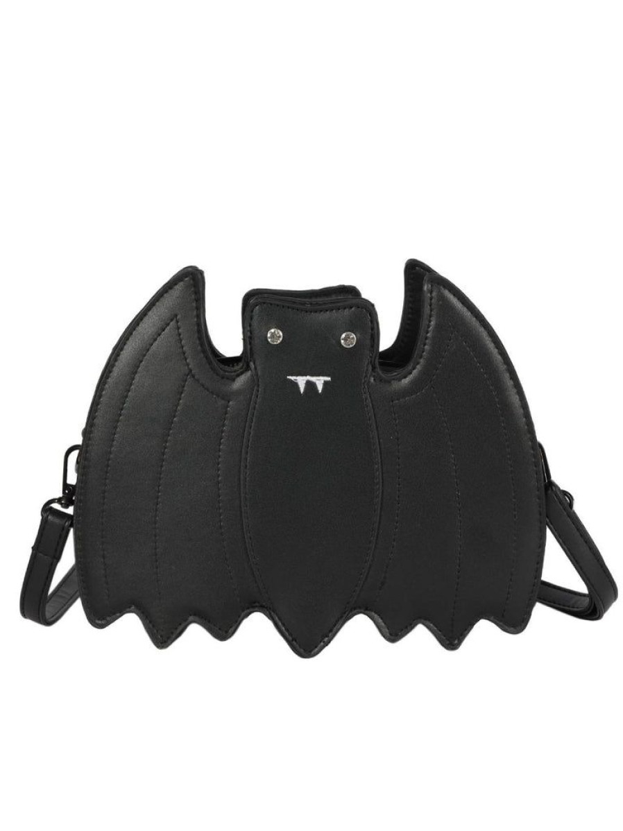 Accessories Retro Stage | Halloween Bat Solid Color Bag