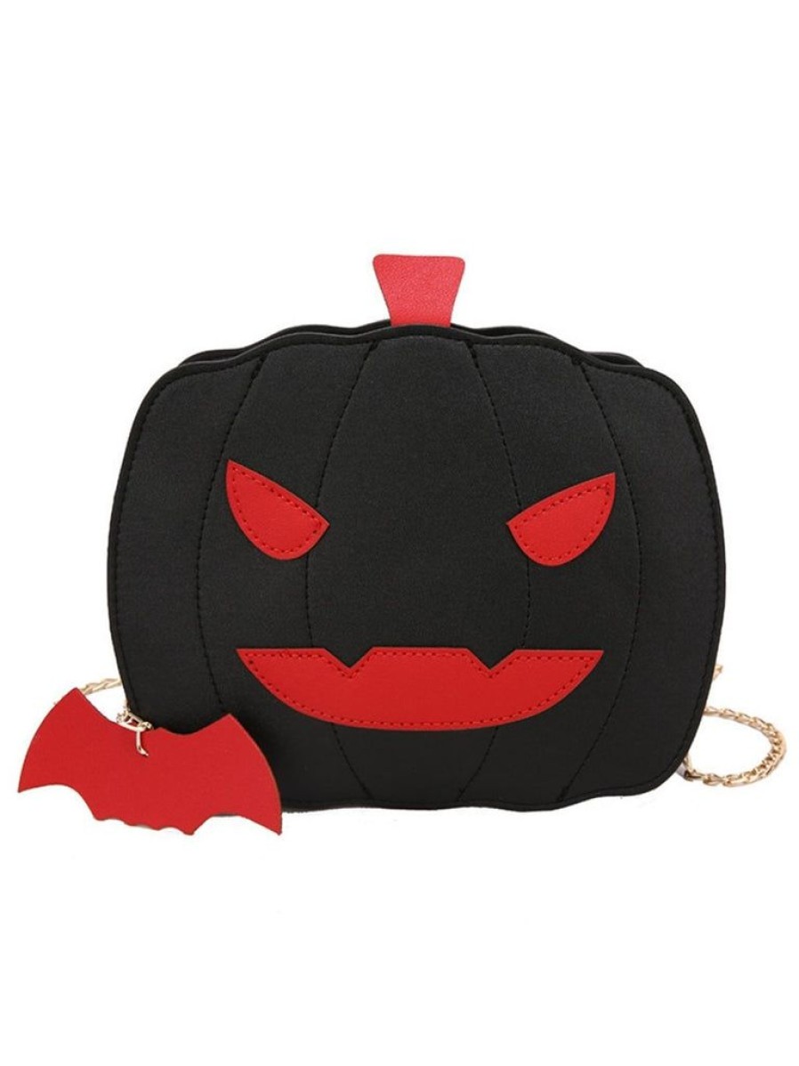 Accessories Retro Stage | Retro Halloween Pumpkin Shoulder Bag