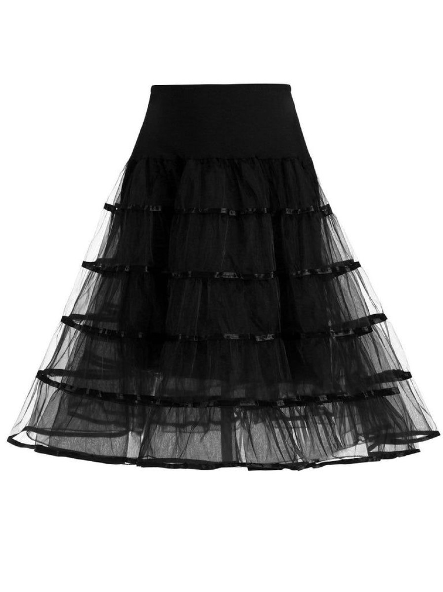 Accessories Retro Stage | 1950S Ruffled Petticoat Underskirt