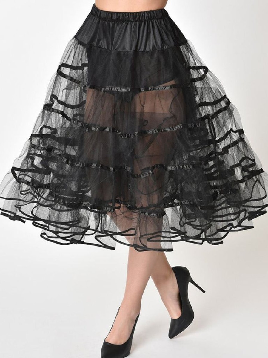 Accessories Retro Stage | 1950S Ruffled Petticoat Underskirt