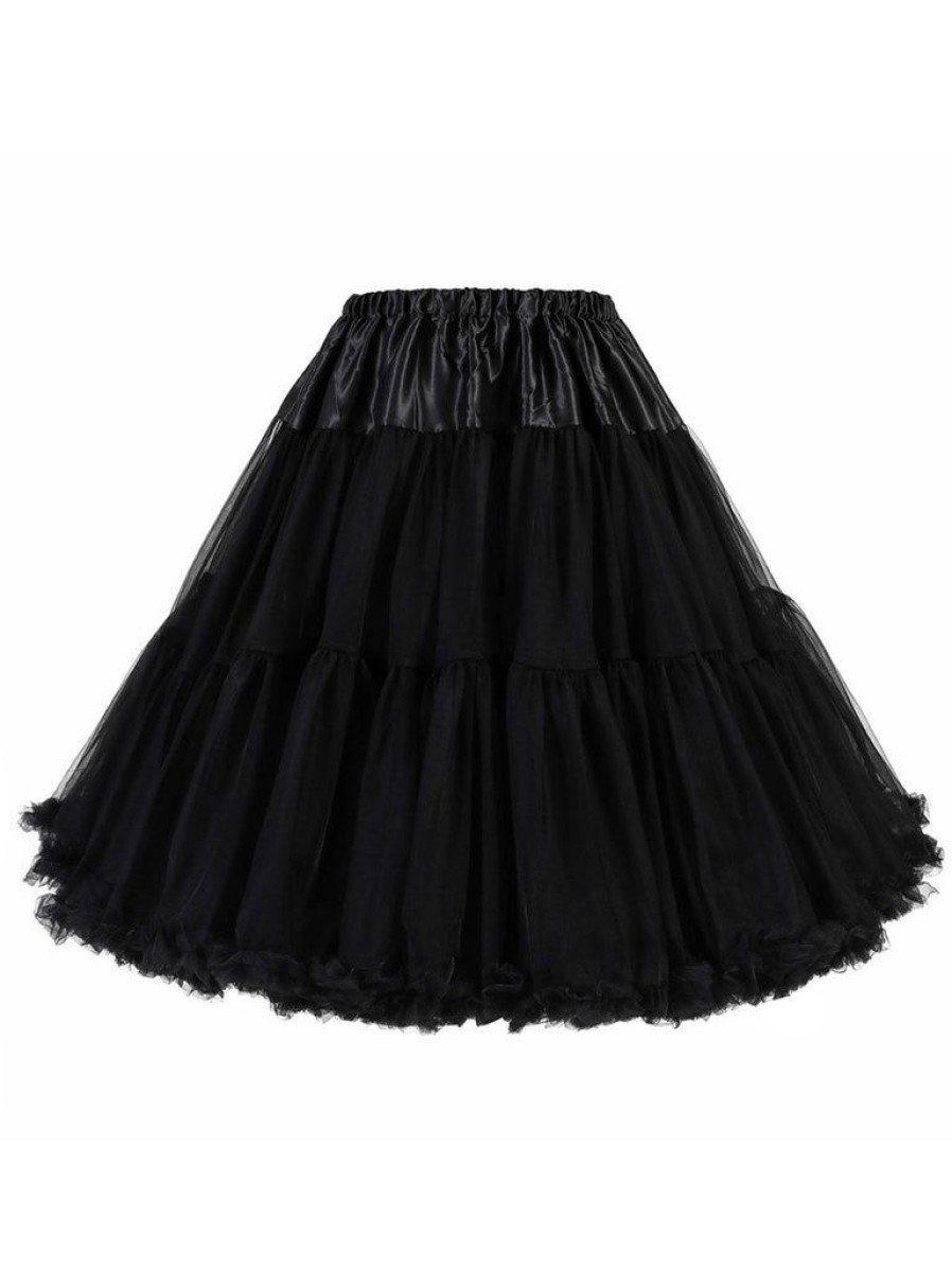 Accessories Retro Stage | 1950S Ruffled Petticoat Underskirt