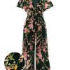 Clothing Retro Stage | 1930S Velvet Vintage Jumpsuit Green