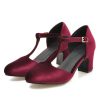 Shoes Retro Stage | Retro T-Strap Mary Jane High Heel Shoes