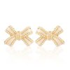 Accessories Retro Stage | Vintage Alloy Bow Stud Earrings