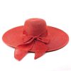 Accessories Retro Stage | Ribbon Wide Brim Raffia Sun Hat