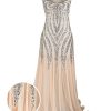 Clothing Retro Stage | 1920S Sequined Elegant Maxi Dress