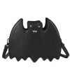 Accessories Retro Stage | Halloween Bat Solid Color Bag