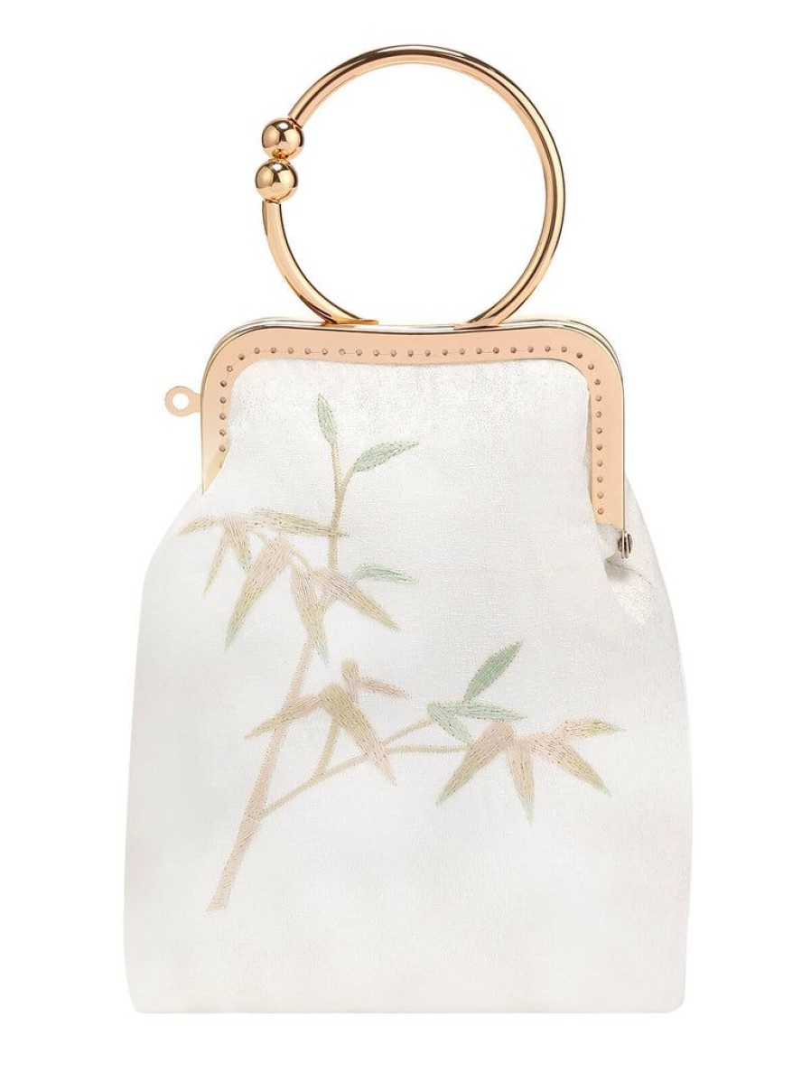 Accessories Retro Stage | Retro Embroidered Flower Ladies Clutch