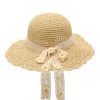 Accessories Retro Stage | Lace Daisy Lace Straw Hat