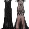 Clothing Retro Stage | 2Pcs Top Seller 1920S Sequin Maxi Flapper Dress