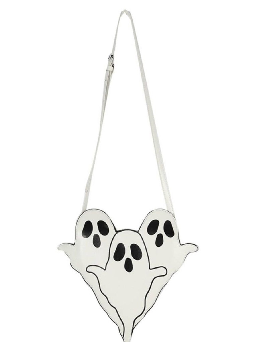 Accessories Retro Stage | Halloween Cartoon Ghost Triangle Bag