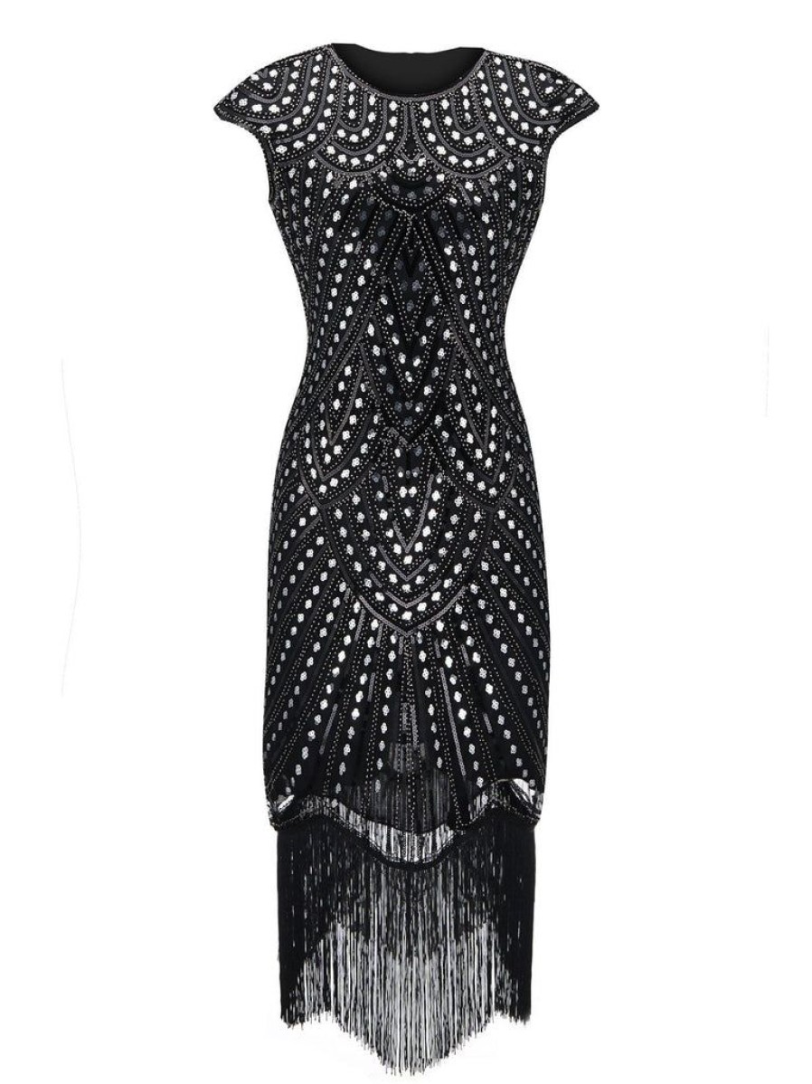 Clothing Retro Stage | 1920S Beaded Flapper Gatsby Dress