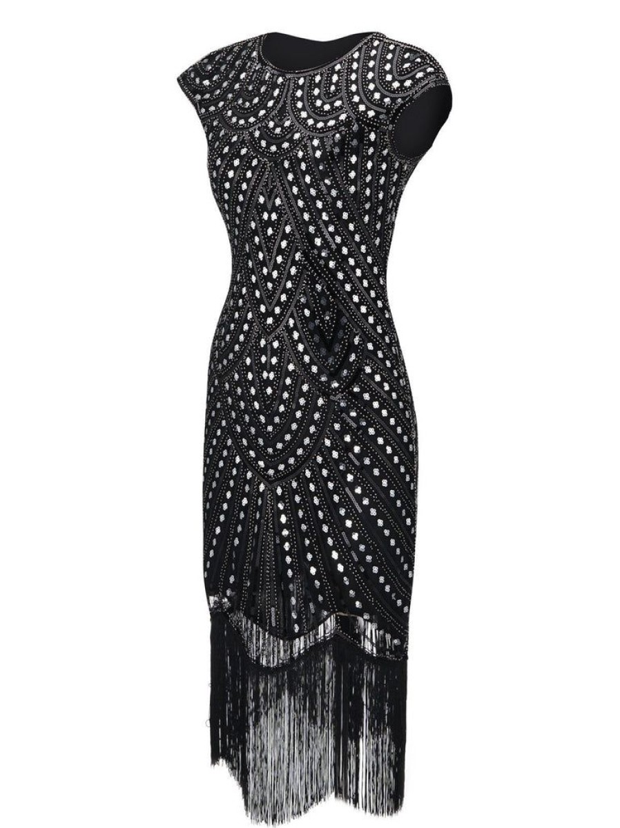 Clothing Retro Stage | 1920S Beaded Flapper Gatsby Dress