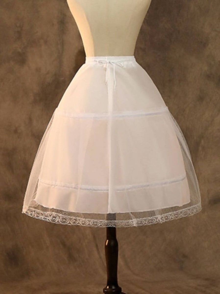 Accessories Retro Stage | 1950S Lace Patchwork Underskirt Petticoat