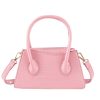 Accessories Retro Stage | Solid Color Leather Handbag & Crossbody Bag